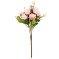 thumbnail image 2 of Flores Falsas Artificiales Rosas Pequeñas 10 Cabezas Ramo Para La Decoración para hogar Rosa claro BLESIY Flores artificiales, 2 of 8
