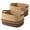 Black & Jute-2 Pack, variant on Woven Storage Crates White & Jute 3 Pack Home Organization