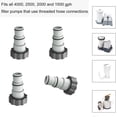 thumbnail image 4 of Adaptador de manguera de repuesto Intex serie A con rosca, adaptador de bomba para kits de piscina, 4 of 5