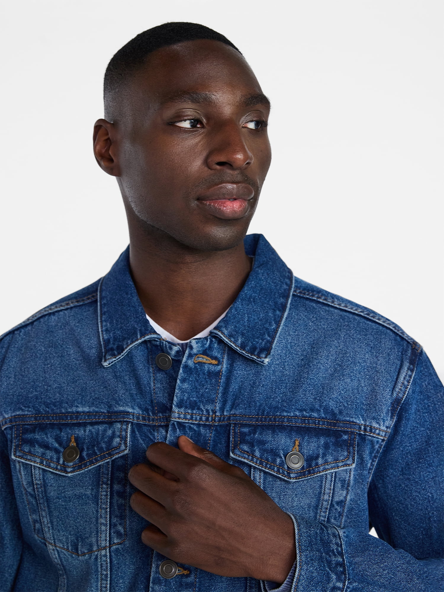 George Men's & Big Men's Denim Jacket, Sizes S-3XL