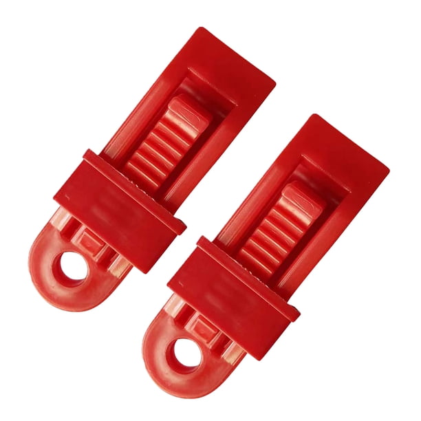 2 clips de plástico para tienda de campaña,clip de fijación de cuerda a prueba de viento,clip de fijación de lona para sombrilla,clip de sujeción de tela impermeable,duradero