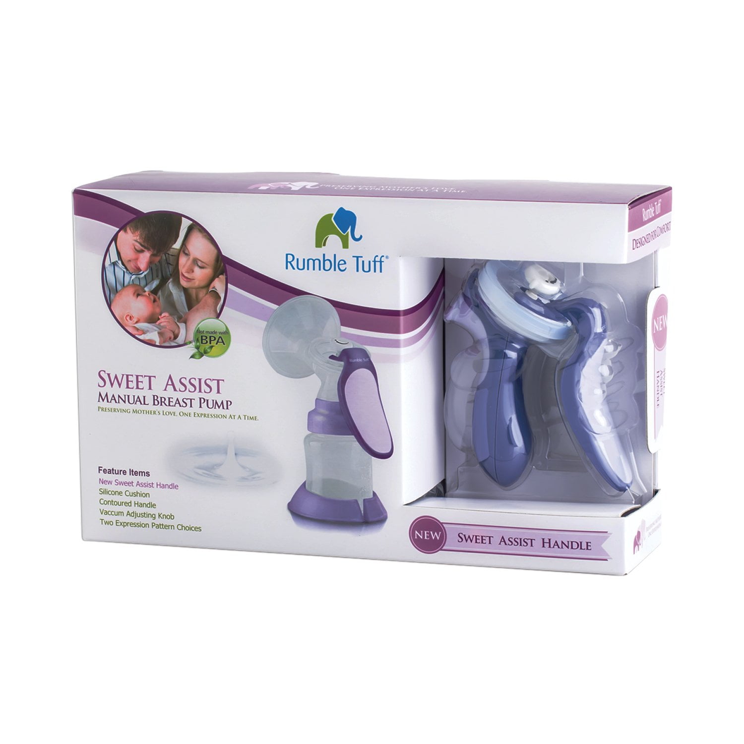 Rumble Tuff PA104 Sweet Assist Manual Breast Pump