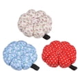 thumbnail image 3 of 3pcs Wrist Pin Cushion Pumpkin Needle Sewing W Elastic Wrist Belt Red/White/Blue, 3 of 6