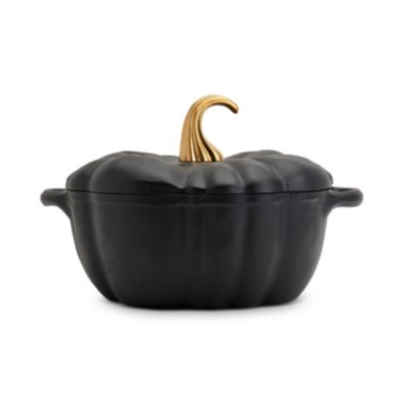 Enameled Cast Iron 4-Quart Pumpkin Dutch Oven