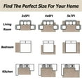 thumbnail image 2 of Artnice Easy Jute 5x7 Outdoor Rugs, Natural Color Farmhouse Washable Area Rugs for Living Room, Entry Rugs Non Slip Carpet Mats for Home Décor, 2 of 10