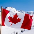 thumbnail image 2 of Canada Flag Canadian Flags Printed Maple Leaf Polyester and Brass Grommets CA Flags. (1Pc), 2 of 6