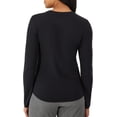 thumbnail image 2 of Hanes Women's Comfort Fit Scrubs Underscrub, Supersoft Viscose from Bamboo Long Sleeve Shirt, 2 of 5