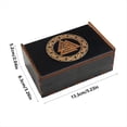 thumbnail image 3 of Estuche para Cartas de Tarot, Joyero de Madera Vintage, Caja Multifuncional Pequeña de Madera Vintage para Accesorios de Cartas de Tarot C, 3 of 10