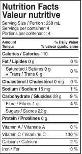 Mélange de jus de fruits pomme et raisin biologique Kiju 1 litre
