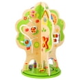thumbnail image 1 of TOOKYLAND Wooden Rotating Activity Tree - Activity Center Toy with Bead Maze, Spinning Gears, Clock, Doors and More, 2 Years +, 1 of 9