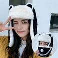 thumbnail image 1 of PEIXUN Winter Adult Cute Windproof Warm Ear Protection Face Protection Adult Hat, 1 of 1