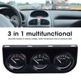 thumbnail image 3 of Triple Voltage Gauge, Oil Pressure Meter Precise Monitoring Mechanical Car Gauge Set Clear Screen  for Vehicles, 3 of 7