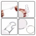 thumbnail image 3 of Miangastore Carabiner Badge Reel Clips Practical Design White 2Pcs 300mm Length, 3 of 8