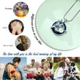 thumbnail image 3 of Hummingbird Urn Necklace for Ashes Stainless Steel with Crystal Cremation Jewelry Keepsake Memorial Jewelry for Women, 3 of 7