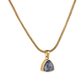 thumbnail image 4 of Collares para Mujer Oro 18k con Piedra de Nacimiento, LuckyLy Acero Inoxidable Baño Oro 18k, Cadena y Dije – Joyería ideal como Regalos para Mujer Cumpleaños y Regalos para Mamá azul Septiembre, 4 of 7