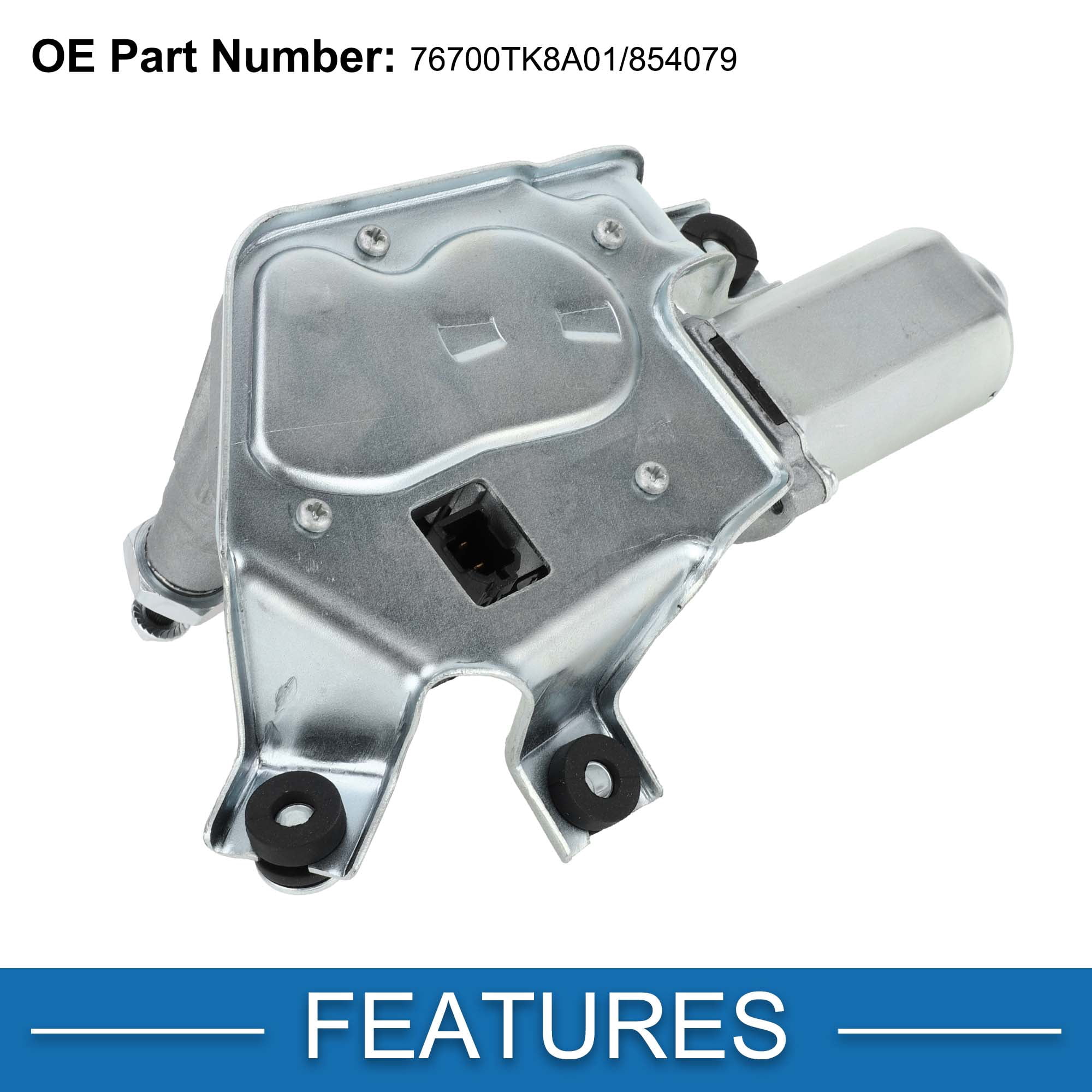 Unique Bargains Rear Wiper Motor Replacement for Honda Odyssey 2011-2016 3 Pin