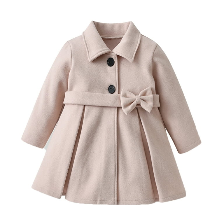 Girl peacoat jackets top