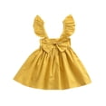 thumbnail image 2 of Uccdo Summer Baby Girls Casual Dresses Princess Girl Sleeveless Bowknot Tutu Dress Sundress 0-3T, 2 of 8