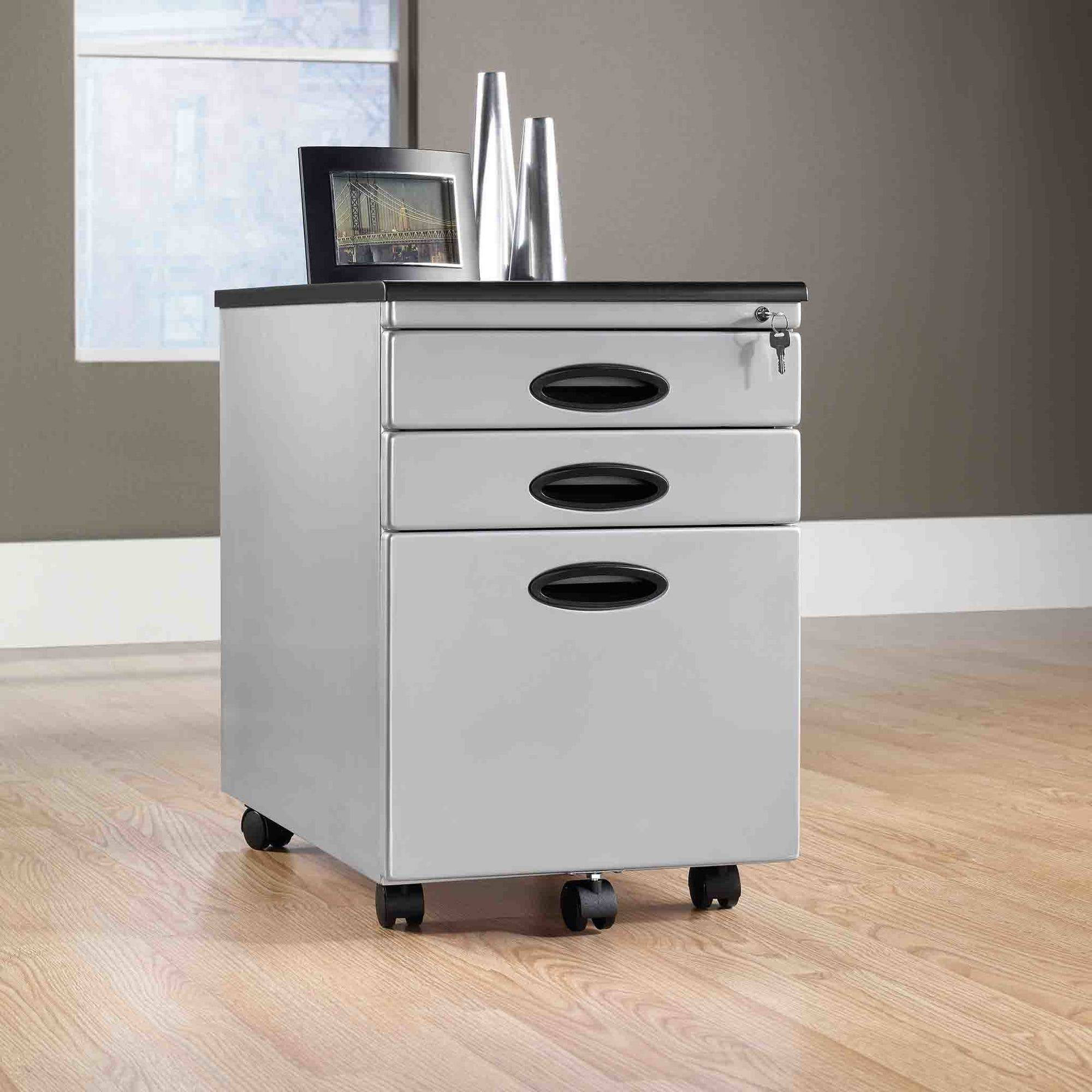 Sauder File Silver/black