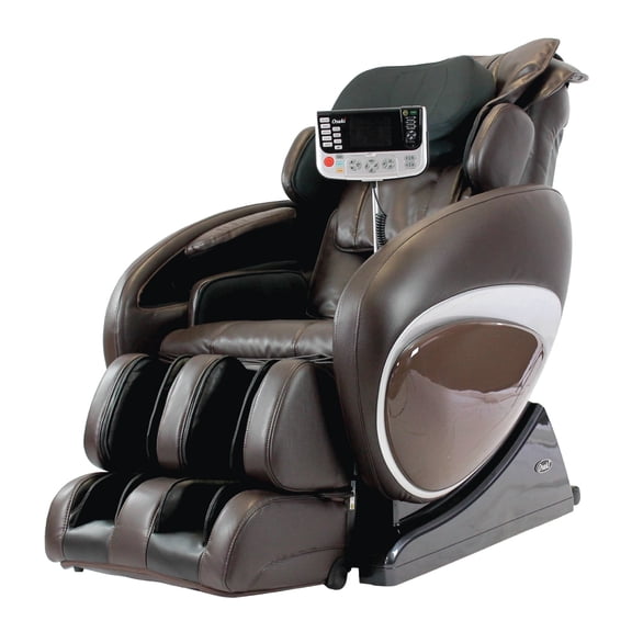Osaki Titan OS-4000T Zero Gravity Massage Chair for Adults Heated Full Body Massager, S-Track Brown