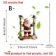 thumbnail image 4 of Uuiauoio Santa Claus 2D Acrylic Rearview Mirror Pendant for Car Interior Holiday Decor, Christmas Themed Auto Accessory for Vehicle Dashboard and Windshield, Decoration for Party and Celebration, 4 of 5