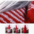 thumbnail image 3 of Handmade Christmas Santa Gnome Plush Doll With Non-Woven Fabric Hat for Christmas Table Ornament,Home Christmas Decorations(Red), 3 of 8