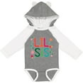 thumbnail image 3 of Inktastic Lil Sis Girls Sister Announcement Gift Girls Long Sleeve Baby Bodysuit, 3 of 5