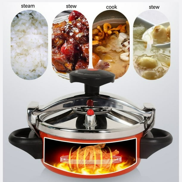 Mini Pressure Cooker Explosion 2L Stainless Steel Pressure Cooker Intelligent for Gas Stoves Walmart