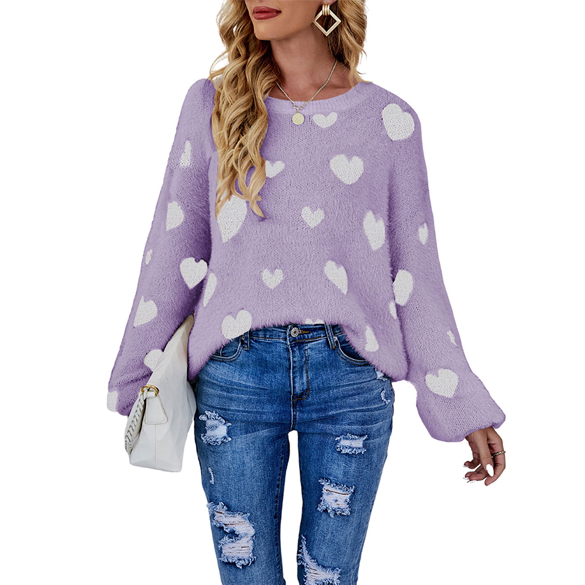 Purple ladies jumper 2025