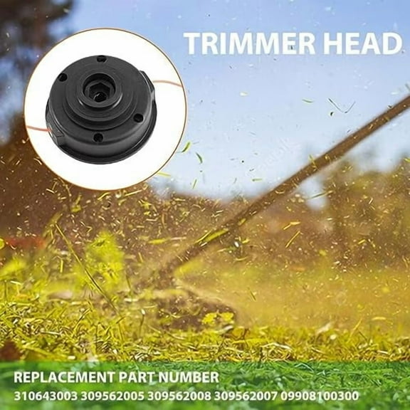 Trimmer Head with Bump Knob for Ryobi RY252CS Repl.# 310643003, 309562005, 309562008, 309562007, 099081003001, LTA-031