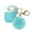 Turquoise, variant on Apple Airpods 2 Skin, For Airpods Charging Case fur Ball for Airpods 2nd,Takfox Scratch-Resistant 360° Protective Portable Silicone Cover Skin For Airpods 2 [Front LED Visible] Accessories + Keychain