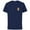Athletic Navy, variant on Grogu Happy Halloween Trick or Treat Cute Corner - Short Sleeve Cotton T-Shirt for Adults - Customized-Athletic Heather