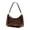 Coffee, variant on Clear Clutch Purse Small Evening Bag for Concerts Sports Venues, Transparent Shiny Mini Shoulder Handbag with Zipper, Lightweight Storage Pouch for Parties Weddings Dormitories Gyms, Coffee
