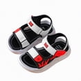 thumbnail image 3 of TOWED22 Kids Hiking Sport Sandals with Back Strap Adjustable Athletic Orthopedic Walking Sandals for Boys Girls(Red,11.5), 3 of 5
