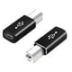 thumbnail image 1 of Adaptador De Impresora Adaptador USB C a B hembra a macho para impresora controlador MIDI teclado eléctrico, 1 of 9