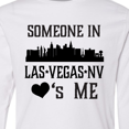 thumbnail image 4 of Inktastic Las Vegas Nevada Someone Loves Me Skyline Long Sleeve Youth T-Shirt, 4 of 5