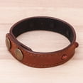 thumbnail image 5 of NOVICA Men's chalcedony beaded wristband bracelet, 'Powerful Mind', 5 of 8