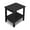 Black, variant on KINGYES Outdoor Side Table, Small Outdoor Table for Patio, Adirondack Side Tables for Outside or Indoor, Weather Resistant Easy Maintenance