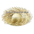thumbnail image 2 of vlrwzc Hawaii Straw Hat Luau Beachcomber Sombrero Summer Themed Party Hat, 2 of 7