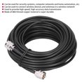 thumbnail image 4 of RF Coaxial Cable Black UHF Male to PL259 Electronic Converter Cord RG‑58 15m for Radio Antenna Hobbyists, 4 of 8