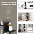 thumbnail image 5 of Giantex 7-Tier Bookshelf, Multipurpose Space-Saving Storage Display Stand w/8 Open Well-Arranged Shelves, Black, 5 of 6