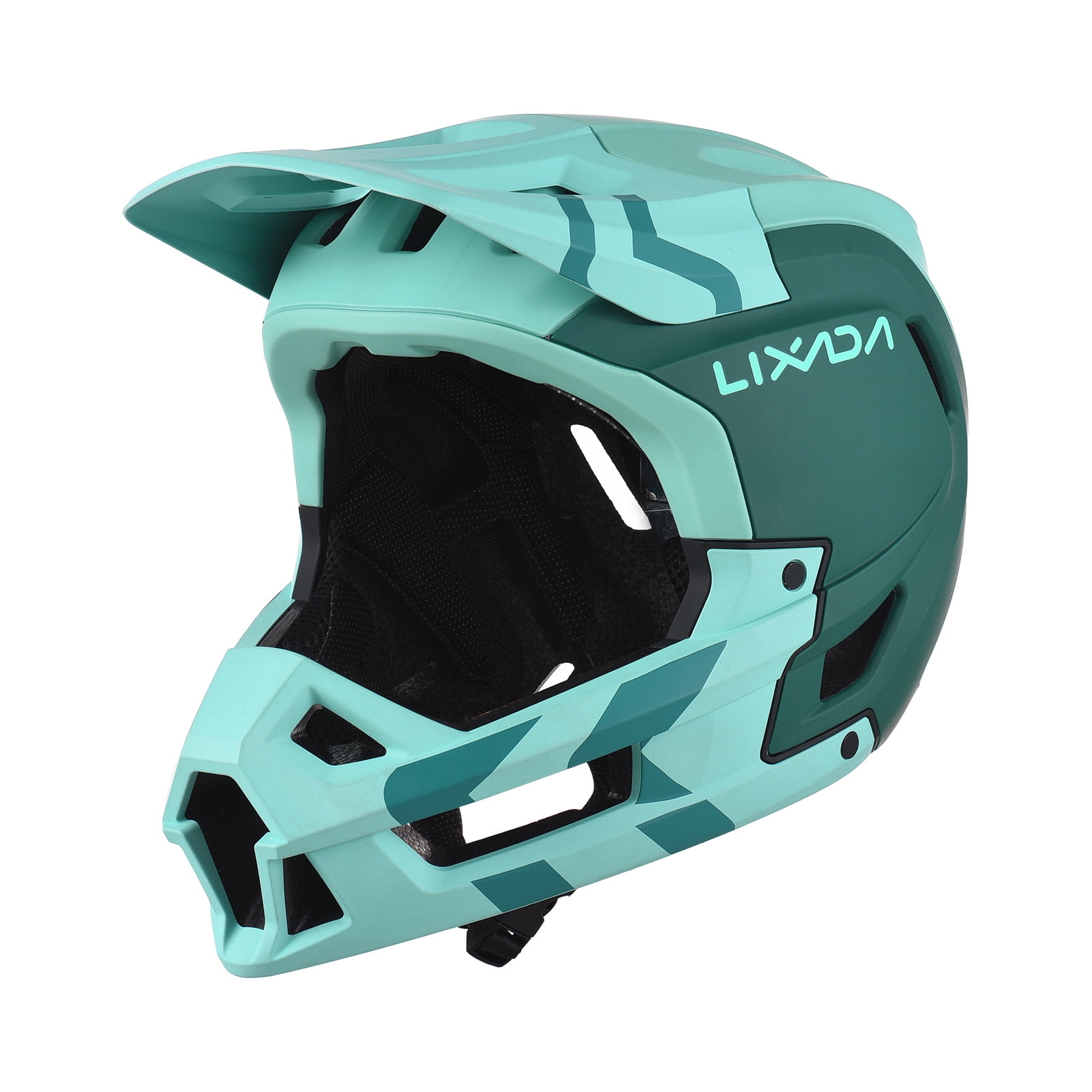 Lixada Casque VTT Intégral Adulte – 31 Aérations – Mentonnière EPP – Tour De Tête 59-61 Cm – Léger 710 G – Camo/Noir