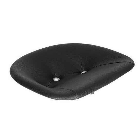 Pan Seat Padded Steel Vinyl Black