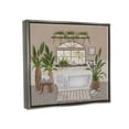 thumbnail image 3 of Stupell Lather Rinse Soak Bathroom Greenery Typography Painting Gray Floater Framed Art Print Wall Art, 3 of 6