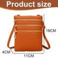 thumbnail image 4 of Bolsos para el cuerpo para mujer, tamaño mediano, bolsillo con cremallera y correa ajustable, bolso para el cuerpo, 4 of 5