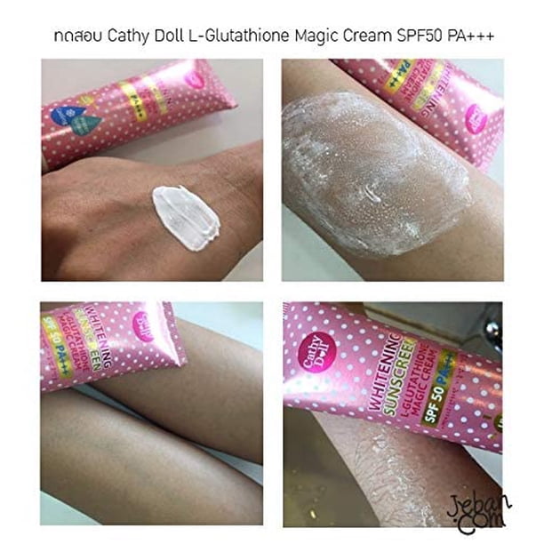 l-glutathione magic cream spf50 pa+++ 138 ml cathy doll Crema mágica con L-glutatión Doll, ml, SPF 50 Fault of the kidneys