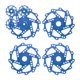 thumbnail image 1 of 4 discos de freno RC de aleación de aluminio mejorados de metal ligeros para control remoto de coche, discos de freno para piezas de coche RC 1/8 1/7 azul, 1 of 9