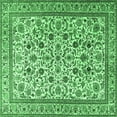 thumbnail image 1 of Ahgly Company Indoor Square Persian Emerald Green Traditional Area Rugs, 3' Square, 1 of 4