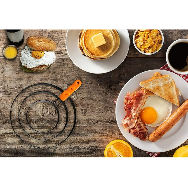Blackstone Egg Rings For Griddle Srinlon 6-Piece Pancake Ring Set
