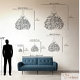 thumbnail image 3 of Violaura Intricate Metal Wall Art - Easy to Install Hanging Perfect for Home, Living Room Decor (36.0" x 28.8"), 3 of 8
